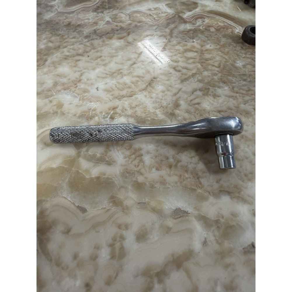 Vintage Proto 4749 1/4" Drive Classic Pear Hd Ratchet 5" Los Angeles USA Knurled